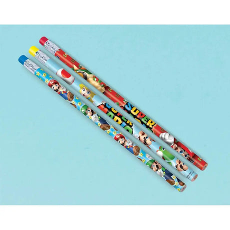 Super Mario Brothers Pencils 12Pk 396610