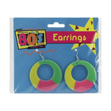 The 80s 3 Colour Round Earrings A180181