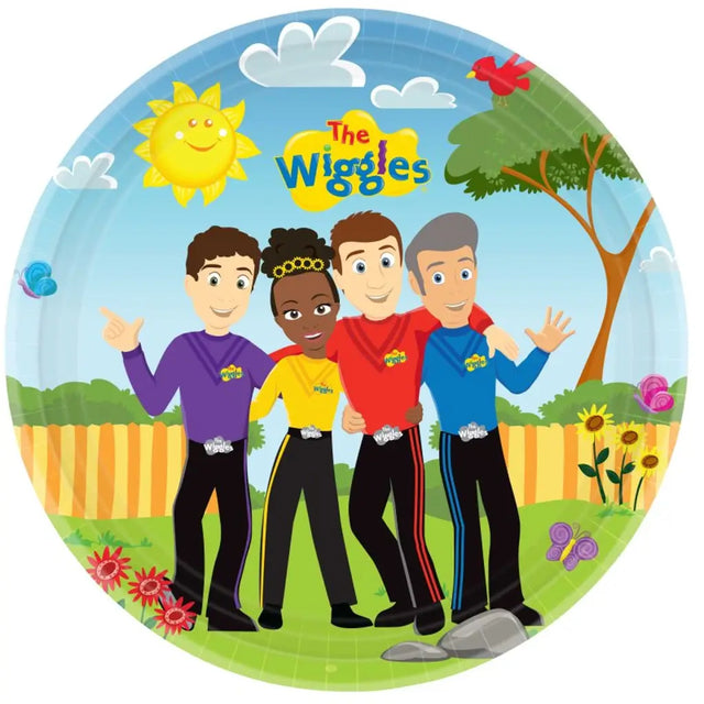 The Wiggles Paper Plates 23cm 8Pk 8845950-66