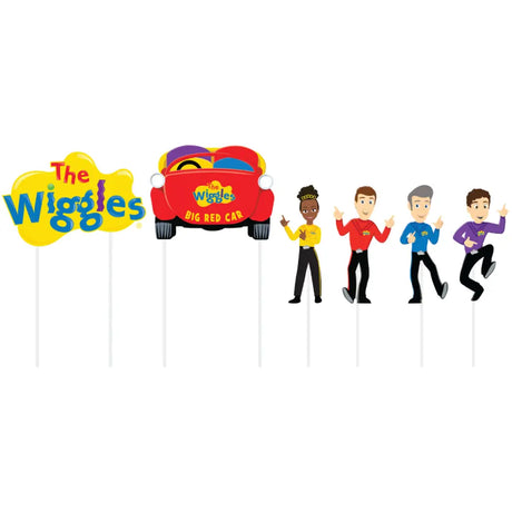 The Wiggles Party Cake Topper Kit 8846046