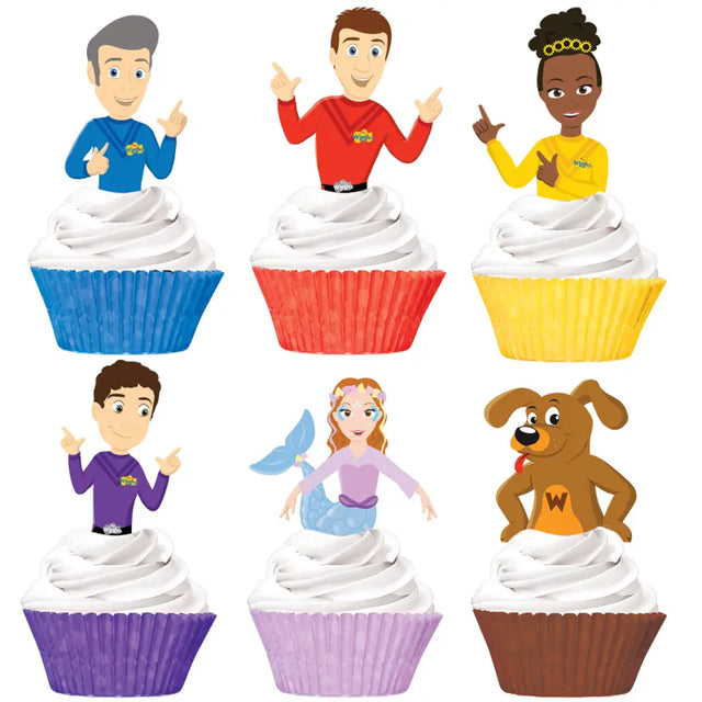 The Wiggles Party Cupcake & Picks Set 24Pk 8846169