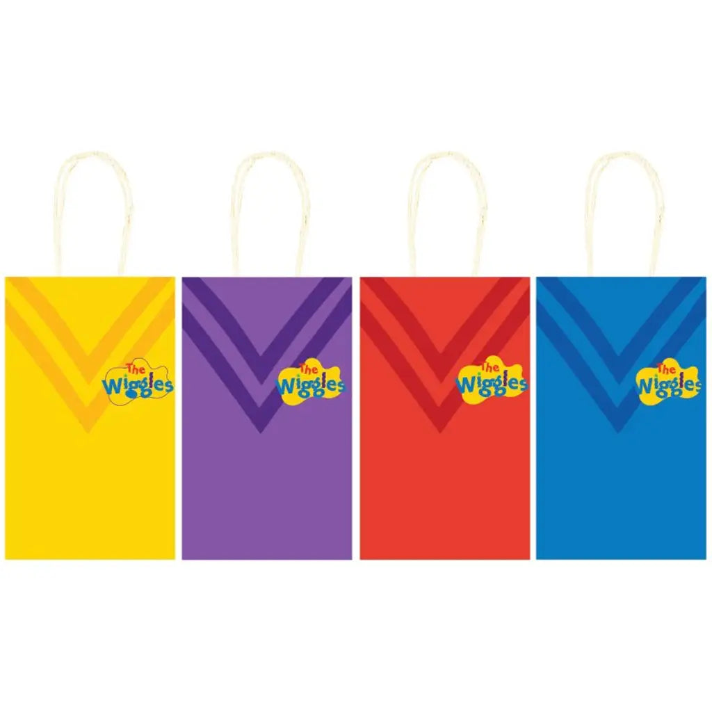 The Wiggles Party Paper Kraft Bags 8Pk 88846015