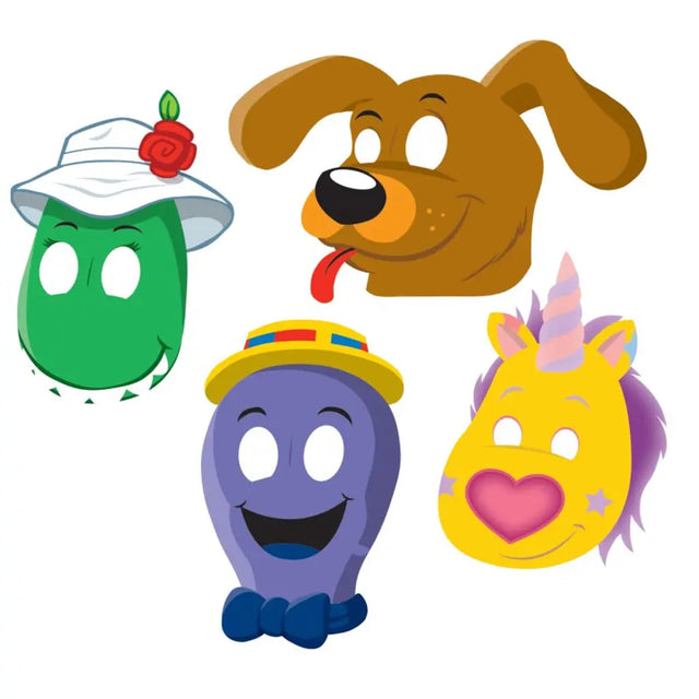 The Wiggles Party Paper Masks 8Pk 8846039