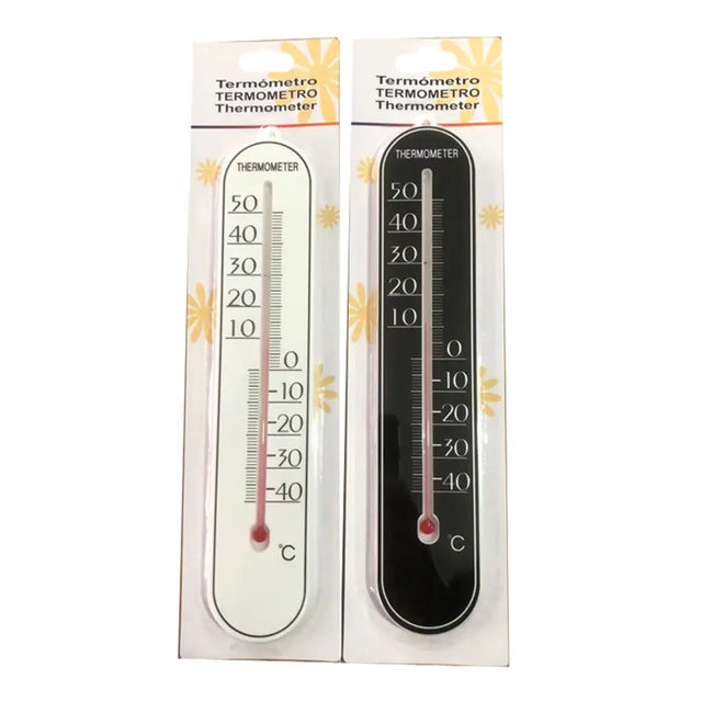 Thermometer Black/White 4.9x25.8cm K025089
