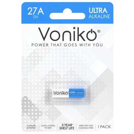 Voniko Ultra Alkline Battery 27A1Pc VN029909