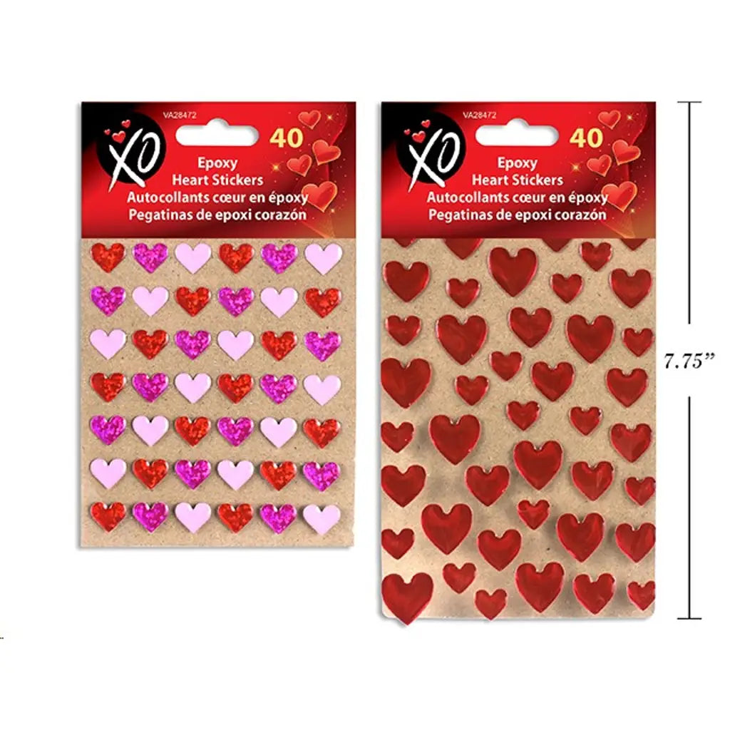Vtine Sticker 40 Hearts VA28472