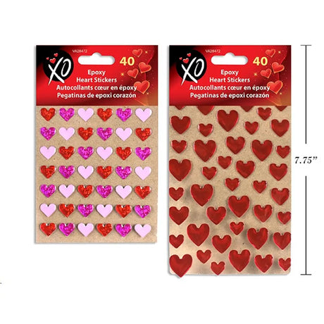 Vtine Sticker 40 Hearts VA28472