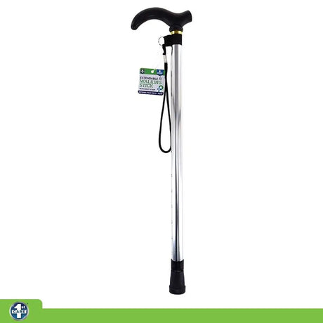 Walking Stick Extendable With 6 Adjustable Heights & Wrist Strap 156962