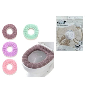 Warm Toilet Seat Cover Asst Cols K160186