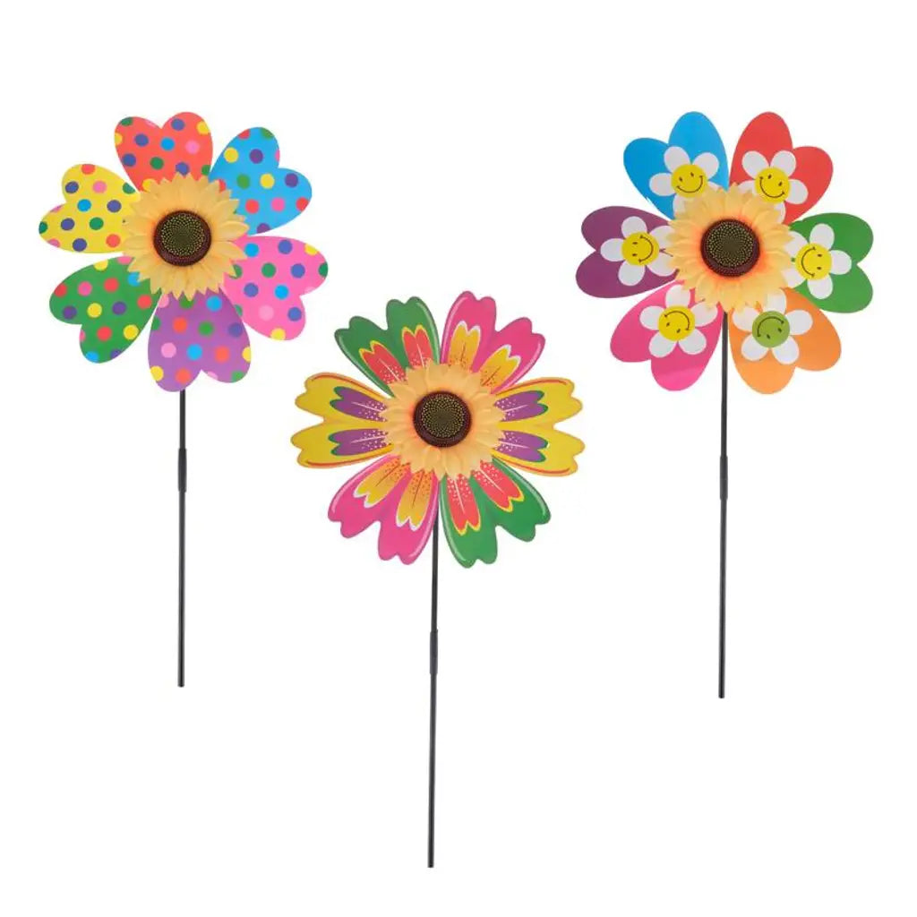 Windmill Spinner Flowers Multi-Colour 36x72cm  267583