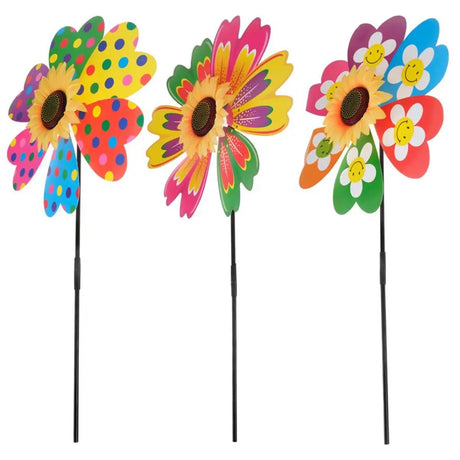 Windmill Spinner Flowers Multi-Colour 36x72cm  267583