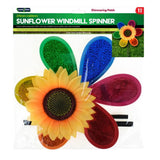 Windmill Spinner Sunflower Centre Metallic Multi-Colour 27x65cm 267620