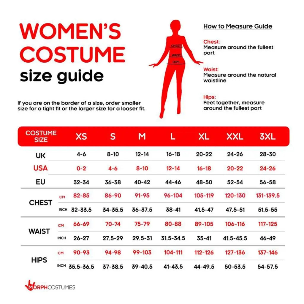 WomensCostumeSize