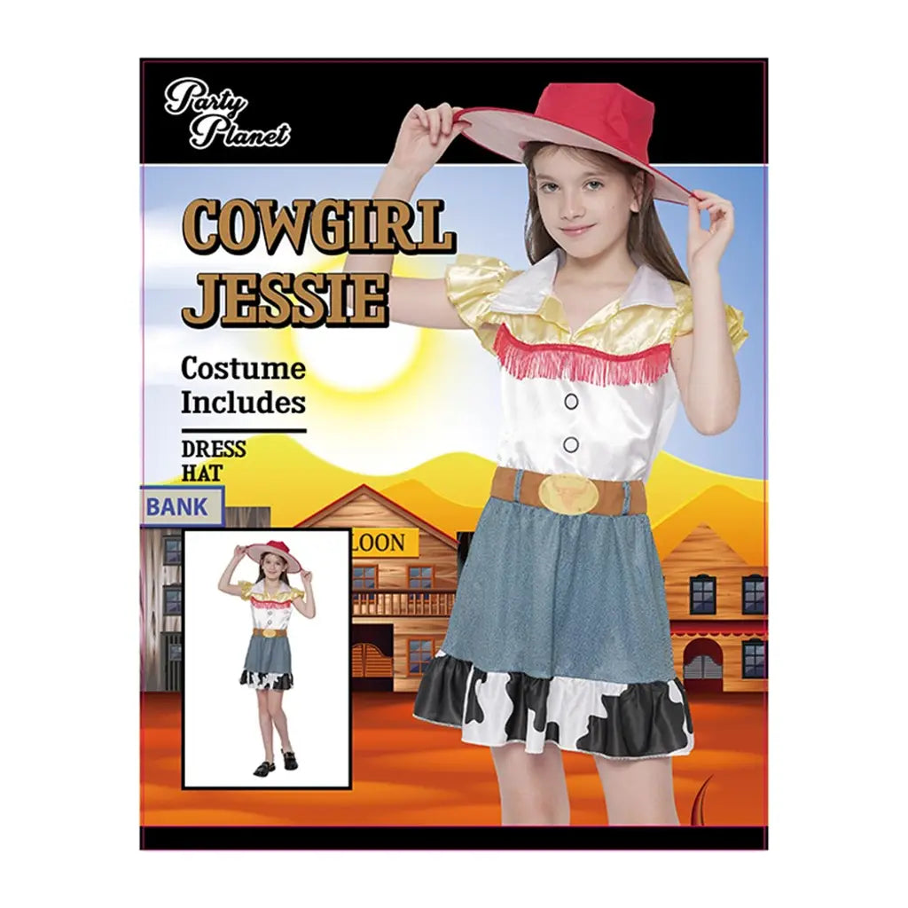 Woody Cowgirl Including Dress, Hat Size XXL Height 152cm Waist 64cm PP29382
