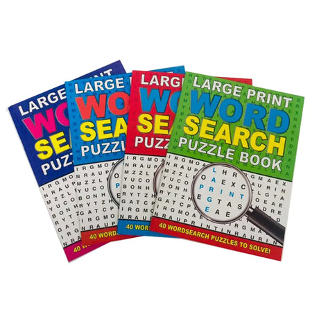 Word Search Assorted A4 48Pg  K116343