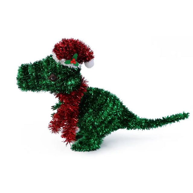 Xmas Tinsel 3D Dinosaur 38.5X7.3X26cm XM208185