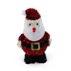 Xmas Tinsel 3D Santa 17.8X10.6X26.8cm XM208222