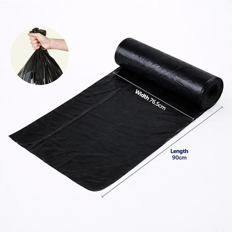Xtra Kleen Bin Liner Garbage Bags 76L Black 76.5x90cm 10Pk 256839