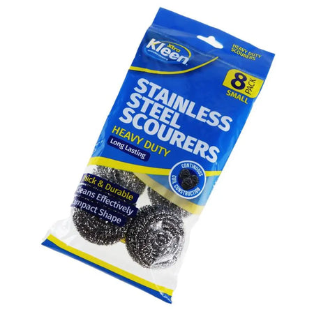 Xtra Kleen Stainless Steel Scourer 15g 8Pk 235339