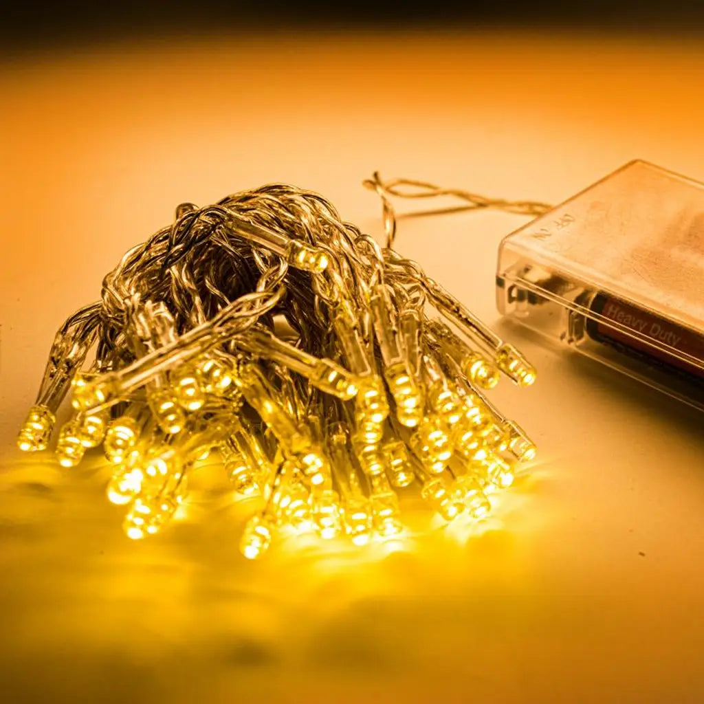 illuminex Battery Operated Fairy Lights 50LED 5M Warm White 213887